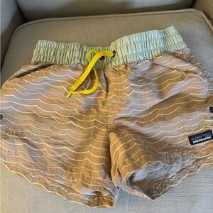 Patagonia Girls Wave Pattern Shorts